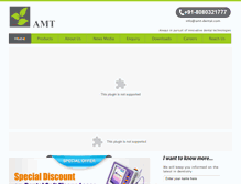 Tablet Screenshot of amt-dental.com